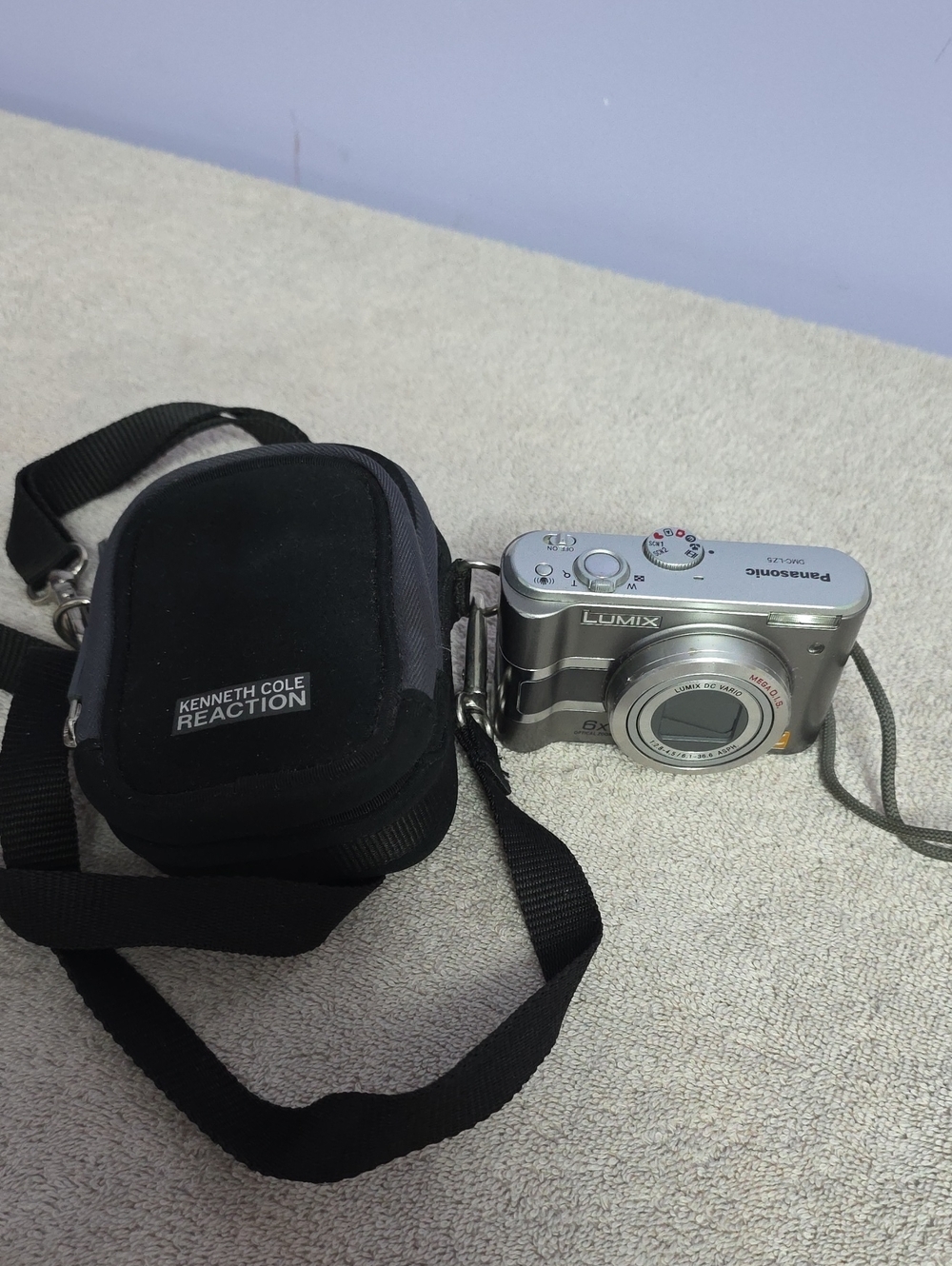Panasonic Lumix Silver Compact Digital Camera - Silver Includes Kenneth Cole Bag
